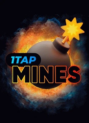 1Tap Mines slot logo by Turbo Games at DazardBet Casino