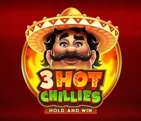 3 Hot Chillies slot icon by 3 Oaks Gaming, available at DazardBet Casino