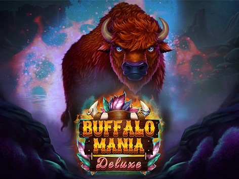 Buffalo Mania Deluxe logo by Light & Wonder DazardBet Casino
