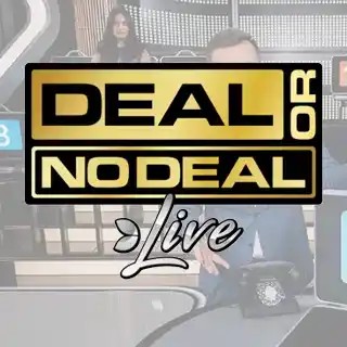 Deal or No Deal Live online game logo by Evolution on dazardbetcasino.pt
