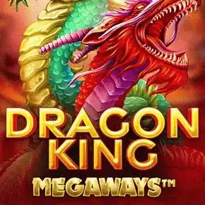 Official Megaways logo: Dragon King MegawaysTM by GameART at DazardBet Casino
