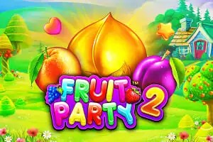 Fruit Party 2 slot logo by Pragmatic Play at DazardBet Casino