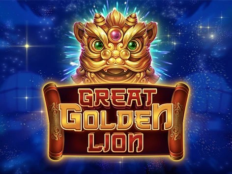 Great Golden Lion online game logo by Jili Games on dazardbetcasino.pt