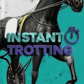 Instant Virtual Trotting logo by Leap Gaming at DazardBet Casino