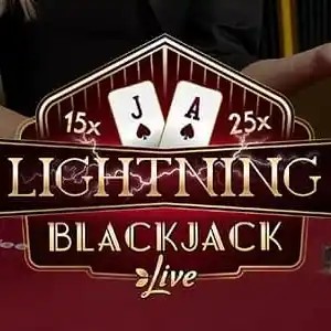 Enjoy Lightning Blackjack by Evolution – logo hosted on dazardbetcasino.pt