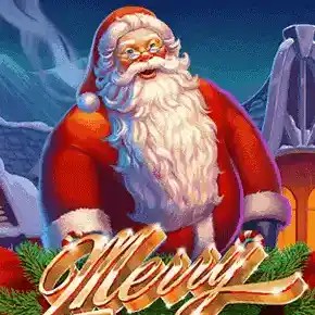 Merry Megaways logo by Iron Dog Studio at DazardBet Casino