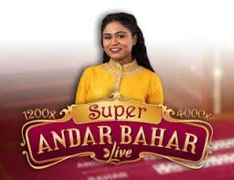 Super Andar Bahar slot visual from Evolution available on dazardbetcasino.pt